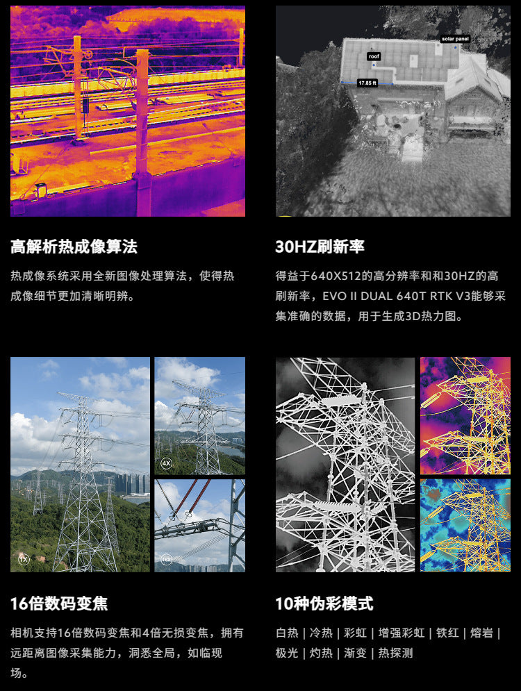 道通无人机EVO II PRO V3 RTK厘米级测绘土地 电力巡检高清无人机